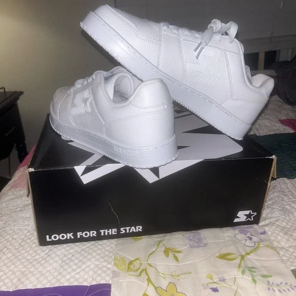 Starter All-White Athletic Shoes - Picture 3 of 3